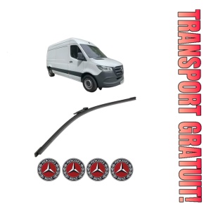 Stergator lamela spate MERCEDES-BENZ SPRINTER 3-t Van (B910) din 2018 - 2025, pentru luneta auto, Bosch Aerotwin, din cauciuc siliconat rezistent, 4 Stickere Auto MERCEDES-BENZ