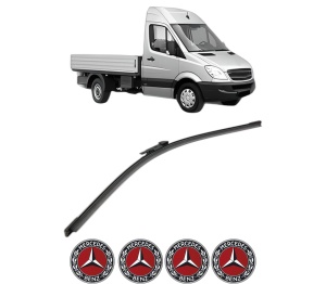 Stergator lamela spate MERCEDES-BENZ SPRINTER 5-t Platform/Chassis (B906) din 2006 - 2018, pentru luneta auto, Bosch Aerotwin, din cauciuc siliconat rezistent, 4 Stickere Auto MERCEDES-BENZ v26901