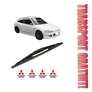 Stergator lamela spate MITSUBISHI COLT V (CJ_, CP_) din 1996 - 2003, pentru luneta auto, Bosch Twin, din cauciuc siliconat rezistent, 4 Stickere Auto MITSUBISHI