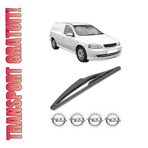 Stergator lamela spate OPEL ASTRA G Estate Van (F70) din 1998 - 2005, pentru luneta auto, Valeo Silencio, din cauciuc siliconat rezistent, 4 Stickere Auto OPEL