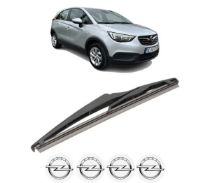 Stergator lamela spate OPEL CROSSLAND X / CROSSLAND (P17, P2QO) din 2017 - 2019, pentru luneta auto, Valeo Silencio, din cauciuc siliconat rezistent, 4 Stickere Auto OPEL v16636