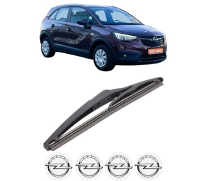 Stergator lamela spate OPEL CROSSLAND X Van din 2018, pentru luneta auto, Bosch Twin, din cauciuc siliconat rezistent, 4 Stickere Auto OPEL v33066