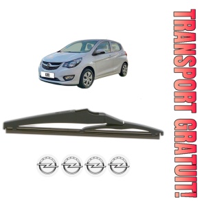 Stergator lamela spate OPEL KARL (C16) din 2015 - 2019, pentru luneta auto, Bosch Twin, din cauciuc siliconat rezistent, 4 Stickere Auto OPEL