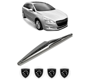 Stergator lamela spate PEUGEOT 508 SW Estate Van (8E_) din 2011 - 2018, pentru luneta auto, Bosch Twin, din cauciuc siliconat rezistent, 4 Stickere Auto PEUGEOT v28499