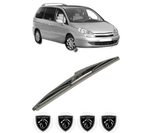 Stergator lamela spate PEUGEOT 807 (EB_) din 2002 - 2010, pentru luneta auto, Bosch Twin, din cauciuc siliconat rezistent, 4 Stickere Auto PEUGEOT v27955