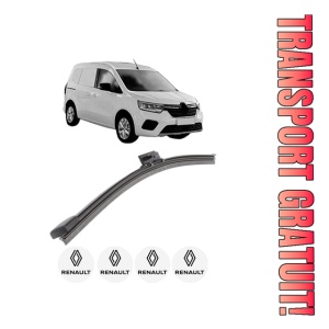 Stergator lamela spate RENAULT KANGOO III MPV din 2021, pentru luneta auto, Bosch Aerotwin, din cauciuc siliconat rezistent, 4 Stickere Auto RENAULT