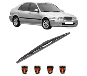 Stergator lamela spate ROVER 45 I Hatchback (RT) din 2000 - 2005, pentru luneta auto, Bosch Twin, din cauciuc siliconat rezistent, 4 Stickere Auto ROVER v32046