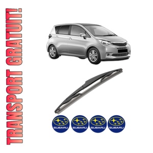 Stergator lamela spate SUBARU TREZIA din 2011, pentru luneta auto, Valeo Silencio, din cauciuc siliconat rezistent, 4 Stickere Auto SUBARU