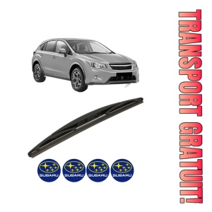 Stergator lamela spate SUBARU XV (_GP_) din 2012 - 2017, pentru luneta auto, Bosch Twin, din cauciuc siliconat rezistent, 4 Stickere Auto SUBARU