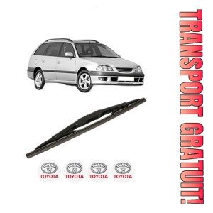Stergator lamela spate TOYOTA AVENSIS Estate (_T22_) din 1997 - 2003, pentru luneta auto, Bosch Twin, din cauciuc siliconat rezistent, 4 Stickere Auto TOYOTA