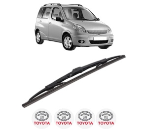 Stergator lamela spate TOYOTA YARIS VERSO (_P2_) din 1999 - 2005, pentru luneta auto, Bosch Twin, din cauciuc siliconat rezistent, 4 Stickere Auto TOYOTA v30426