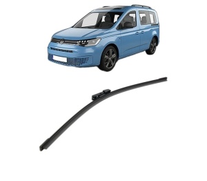 Stergator lamela spate Volkswagen CADDY IV Box Body/MPV (SAA, SAH) din 2015 - 2020, pentru luneta auto, Bosch Aerotwin, din cauciuc siliconat rezistent, 4 Stickere Auto VW - Img 2