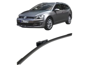 Stergator lamela spate Volkswagen GOLF VAN VII Variant (BA5) din 2013 - 2017, pentru luneta auto, Bosch Aerotwin, din cauciuc siliconat rezistent, 4 Stickere Auto VW - Img 2