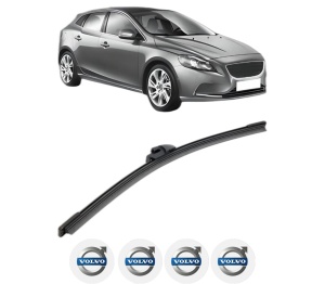 Stergator lamela spate VOLVO V40 Hatchback (525) din 2012 - 2019, pentru luneta auto, Bosch Aerotwin, din cauciuc siliconat rezistent, 4 Stickere Auto VOLVO v26416