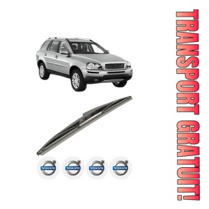 Stergator lamela spate VOLVO XC90 I VAN (275) din 2013 - 2014, pentru luneta auto, Bosch Twin, din cauciuc siliconat rezistent, 4 Stickere Auto VOLVO