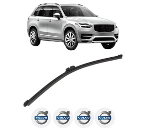 Stergator lamela spate VOLVO XC90 II (256) din 2014 - 2022, pentru luneta auto, Valeo Silencio, din cauciuc siliconat rezistent, 4 Stickere Auto VOLVO v16456