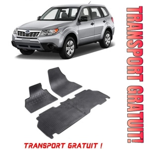 Subaru Forester III, Suv, fabricat din 03.2008 - 01.2013, set covorase auto dedicate, din cauciuc 100% Premium - Transport Gratuit