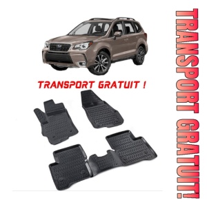 Subaru Forester IV 2014-2018 Set 4 covorase auto din cauciuc tip tavita premium line 3D - Transport Gratuit!