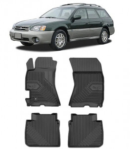 Subaru Outback III Din 2003 - 2009, Combi , Set Covorase Auto Tip Tavita Premium 3D, din cauciuc accesorii pentru autoturismul tau - masina v165853