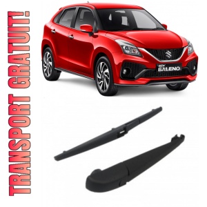 Suzuki Baleno Brat stergator pentru luneta spate cu lamela 250 mm, compatibil cu Suzuki Baleno Hatchback fabricat intre 2016, calitate extra