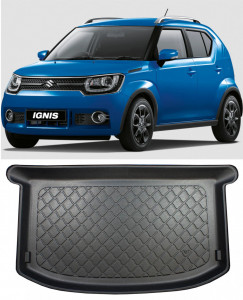 Suzuki Ignis III Hatchback din 01.2017 - Prezent, Tavita Pentru Portbagaj Lux Premium Dedicata, Bancheta Neculisanta *2 accesorii pentru autoturismul tau - masina v203950