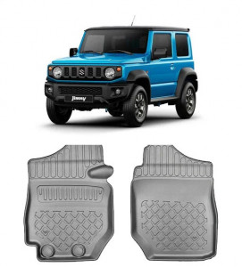 Suzuki Jimny Din 2021 - Prezent, Suv , Set Covorase Auto Tip Tavita Premium 3D, din cauciuc accesorii pentru autoturismul tau - masina v164795