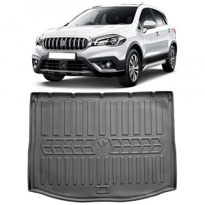 Suzuki SX4 III S-Cross Cu Podea Inalta (2021-prezent) Tavita cauciuc pentru protectie portbagaj accesorii pentru autoturismul tau - masina v225281