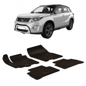 Suzuki Vitara IV (2015-), inclusiv hybrid Set 4 covorase auto cauciuc Urban Line accesorii pentru autoturismul tau - masina v239224