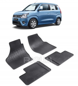 Suzuki Wagon R+, Hatchback, fabricat din 2000 - 12.2007, set covorase auto dedicate, din cauciuc 100% Premium accesorii pentru autoturismul tau - masina v161016