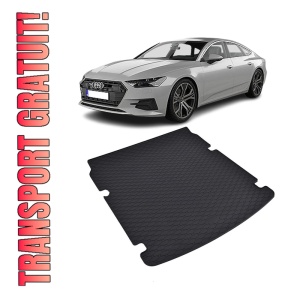 Tavita Portbagaj AUDI A7 2018-prezent, protectie portbagaj, din cauciuc 100%, pentru autoturismul AUDI A7