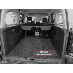 Tavita Portbagaj CITROEN Berlingo 5 locuri 2019-prezent, protectie portbagaj, din cauciuc 100%, pentru autoturismul CITROEN Berlingo 5