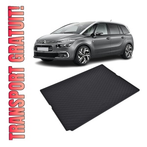 Tavita Portbagaj CITROEN C4 Grand Picasso 2013-2022, protectie portbagaj, din cauciuc 100%, pentru autoturismul CITROEN C4 Grand