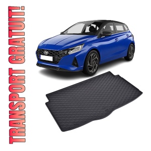 Tavita Portbagaj HYUNDAI i20 2020-prezent, protectie portbagaj, din cauciuc 100%, pentru autoturismul HYUNDAI i20