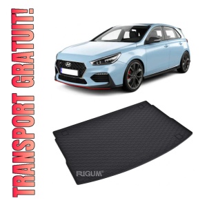 Tavita Portbagaj HYUNDAI i30 Hatchback 2017-prezent, protectie portbagaj, din cauciuc 100%, pentru autoturismul HYUNDAI i30 Hatchback