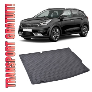 Tavita Portbagaj KIA Niro 2016-2022, protectie portbagaj, din cauciuc 100%, pentru autoturismul KIA Niro