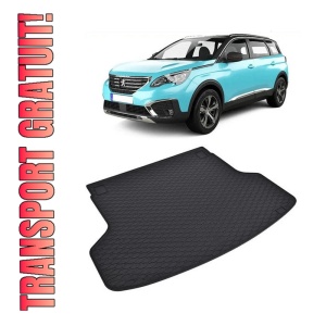 Tavita Portbagaj PEUGEOT 5008 2017-prezent, protectie portbagaj, din cauciuc 100%, pentru autoturismul PEUGEOT 5008