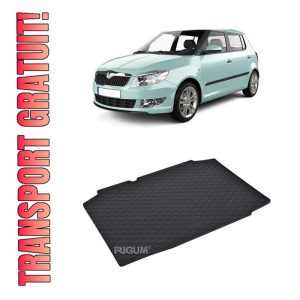 Tavita Portbagaj SKODA Fabia II Hatchback 2007-2014, protectie portbagaj, din cauciuc 100%, pentru autoturismul SKODA Fabia II