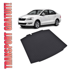 Tavita Portbagaj SKODA Rapid 2012-2019, protectie portbagaj, din cauciuc 100%, pentru autoturismul SKODA Rapid