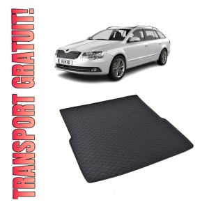 Tavita Portbagaj SkODA Superb Combi 2024-prezent, protectie portbagaj, din cauciuc 100%, pentru autoturismul SkODA Superb Combi