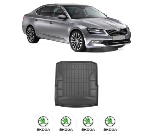 Tavita Portbagaj SKODA SUPERB III (3V3) din 2015-2024, Protectie Portbagaj Auto SKODA - Img 2