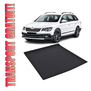 Tavita Portbagaj SKODA Superb III Combi 2015-2023, protectie portbagaj, din cauciuc 100%, pentru autoturismul SKODA Superb III