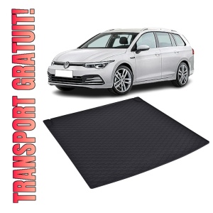 Tavita Portbagaj Volkswagen Golf VIII Variant 2021-prezent, protectie portbagaj, din cauciuc 100%, pentru autoturismul Volkswagen Golf VIII