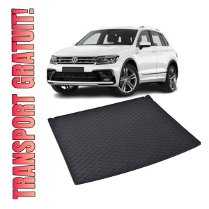 Tavita Portbagaj Volkswagen Tiguan PHEV 2024-prezent, protectie portbagaj, din cauciuc 100%, pentru autoturismul Volkswagen Tiguan PHEV