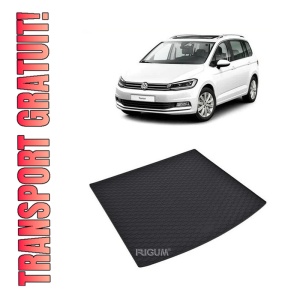 Tavita Portbagaj Volkswagen Touran 2015-prezent, protectie portbagaj, din cauciuc 100%, pentru autoturismul Volkswagen Touran