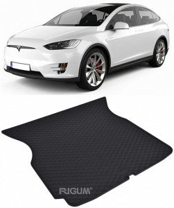 Tesla Model Tavita pentru portbagaj din cauciuc, compatibila Tesla Model X fabricatie 10.2016 - 12.2020, caroserie suv, 5 locuri accesorii pentru autoturismul tau - masina v112915