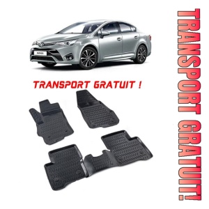 Toyota Avensis III 2009-2018 Set 4 covorase auto din cauciuc tip tavita premium line 3D - Transport Gratuit!