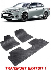 Toyota Avensis III, Sedan, fabricat din 01.2009 - 08.2018, set covorase auto dedicate, din cauciuc 100% Premium - Transport Gratuit accesorii pentru autoturismul tau - masina v37563