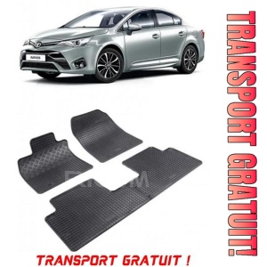Toyota Avensis III, Sedan, fabricat din 01.2009 - 08.2018, set covorase auto dedicate, din cauciuc 100% Premium - Transport Gratuit