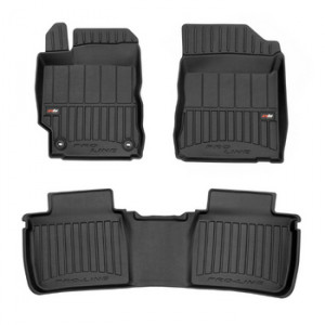 Toyota Camry Din 2011 - 03.2019, Sedan , Set Covorase Auto Tip Tavita Premium 3D, din cauciuc accesorii pentru autoturismul tau - masina v163047