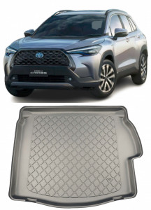 Toyota Corolla Tavita pentru portbagaj compatibila Toyota Corolla Cross Hybrid fabricatie 11.2022 - prezent, caroserie suv, portbagaj superior, podea variabila in pozitie superioara accesorii pentru autoturismul tau - masina v110405